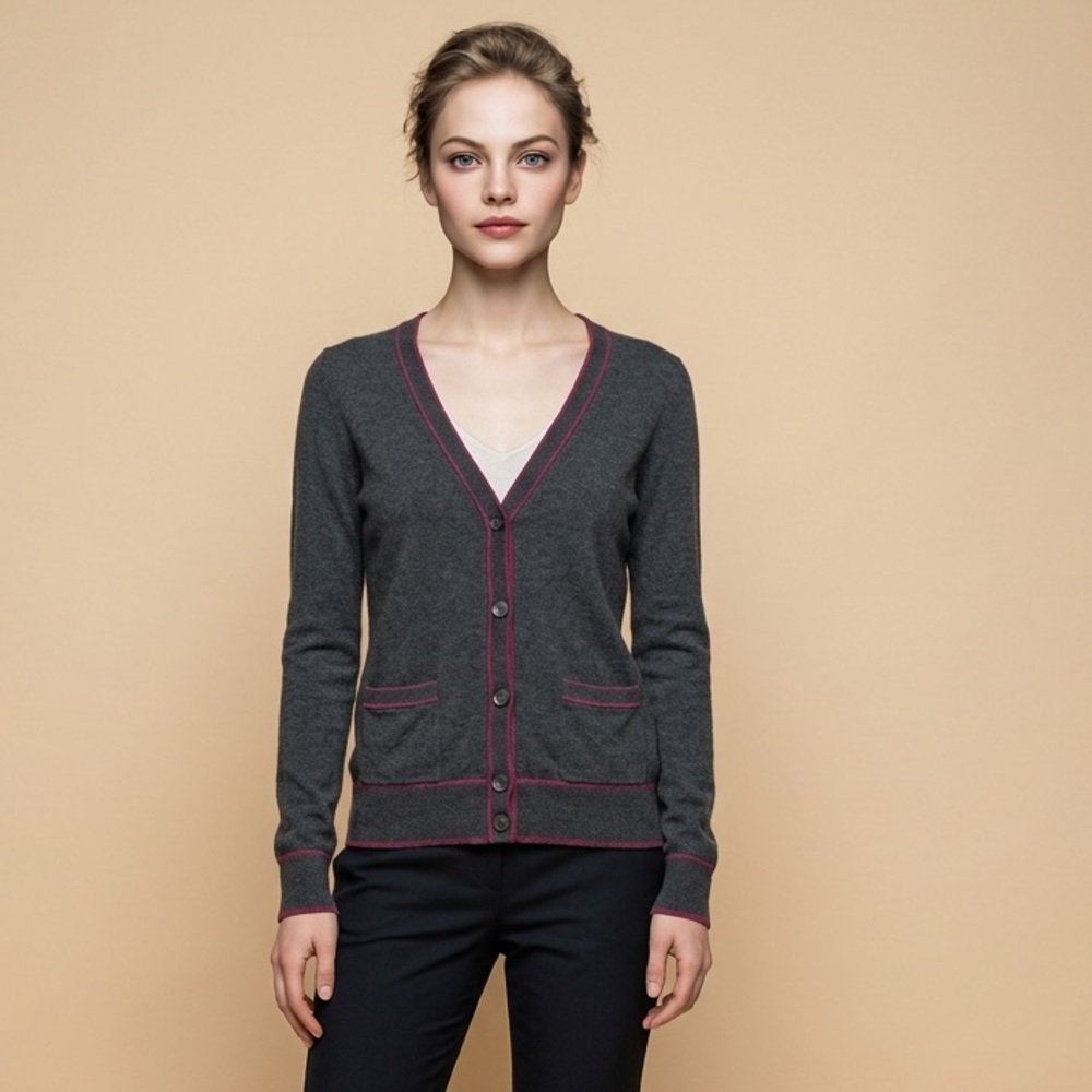 Theory cashmere blend grey Cardigan